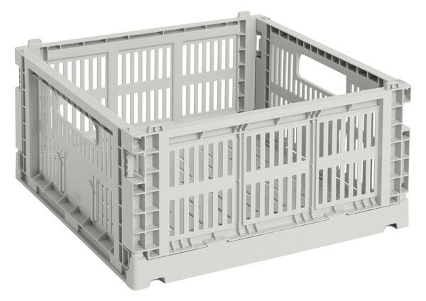 HAY Úložný box Colour Crate, Medium Square, Grey