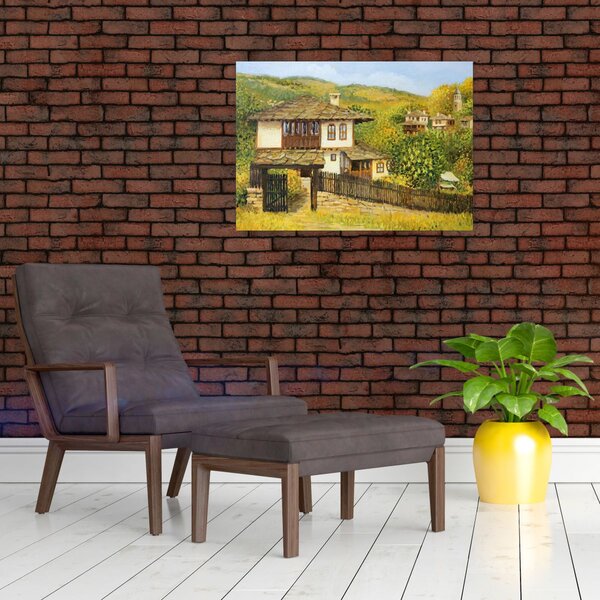 Obraz - Chaloupky v létě (70x50 cm)