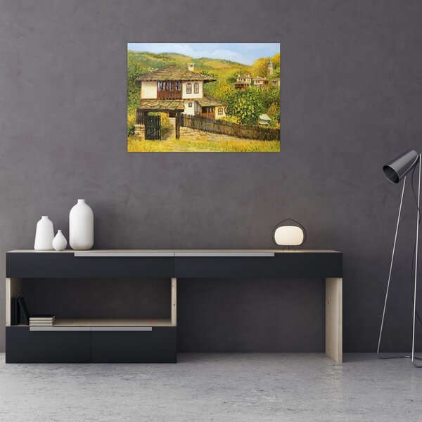 Obraz - Chaloupky v létě (70x50 cm)