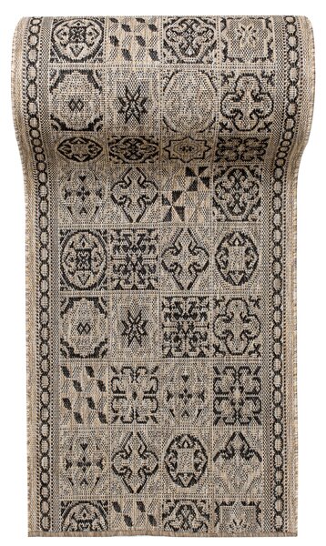 Makro Abra Běhoun Sisal MELISSA KF87A hnědý Šíře: 80 cm