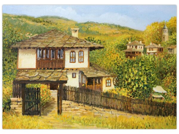Obraz - Chaloupky v létě (70x50 cm)