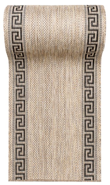Makro Abra Běhoun Sisal MELISSA KF91A hnědý béžový Šíře: 80 cm