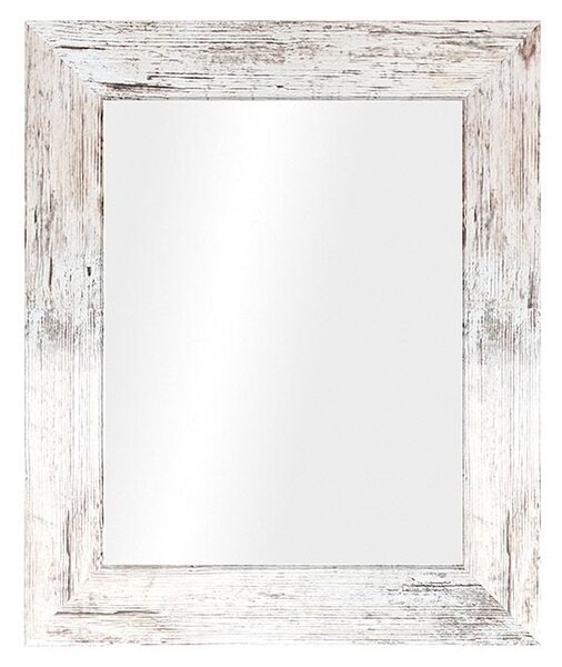 Zrcadlo v rámu, 60 × 86 cm, patina stařeného dřeva