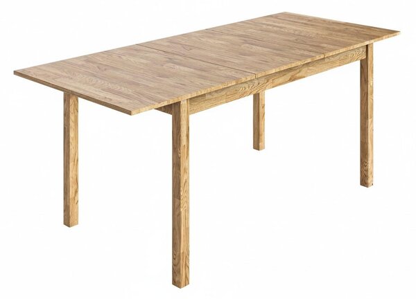 JÍDELNÍ STŮL, černá, barvy dubu, 160(200)/80/75 cm P & B - Jídelní stoly, Online Only