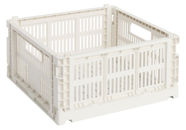 HAY Úložný box Colour Crate, Medium Square, Off-White