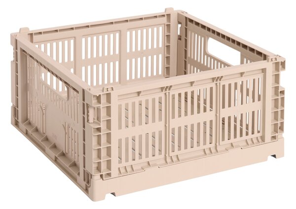 HAY Úložný box Colour Crate, Medium Square, Powder