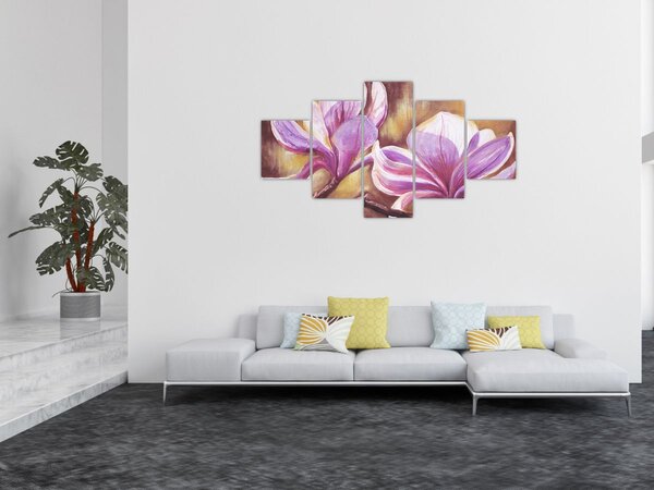 Obraz - Květy magnólie (125x70 cm)