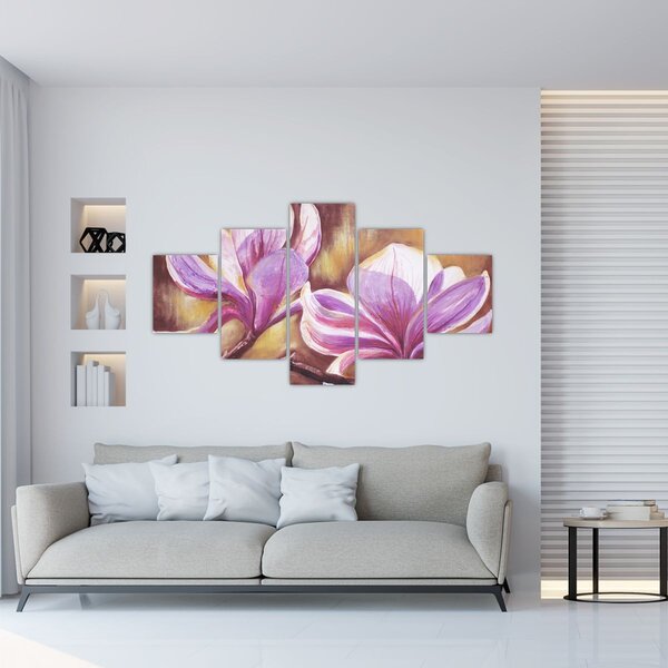 Obraz - Květy magnólie (125x70 cm)