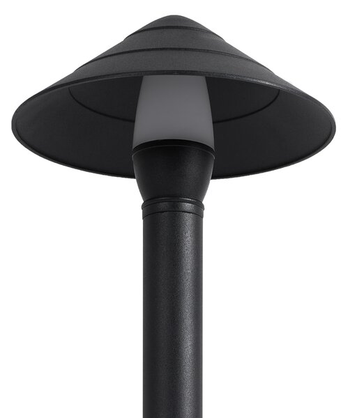 Venkovní LED sloupková lampa GAIA Černá
