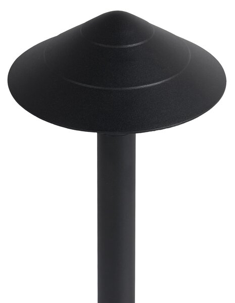 Venkovní LED sloupková lampa GAIA Černá