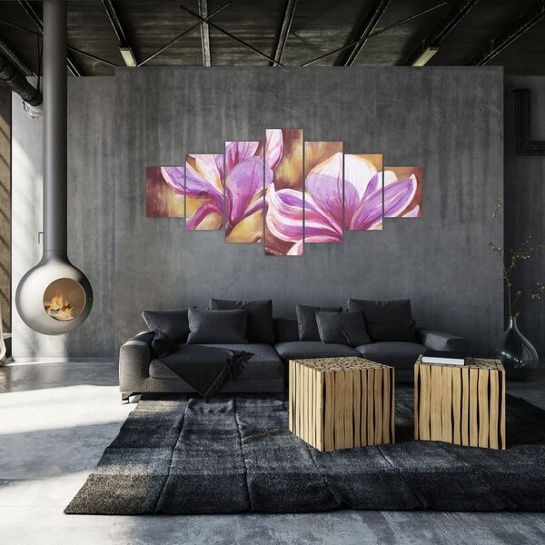 Obraz - Květy magnólie (210x100 cm)