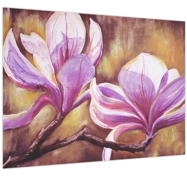 Obraz - Květy magnólie (70x50 cm)