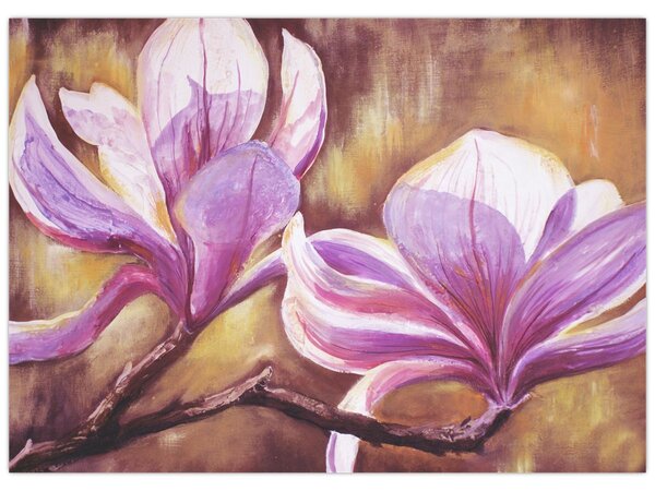 Obraz - Květy magnólie (70x50 cm)