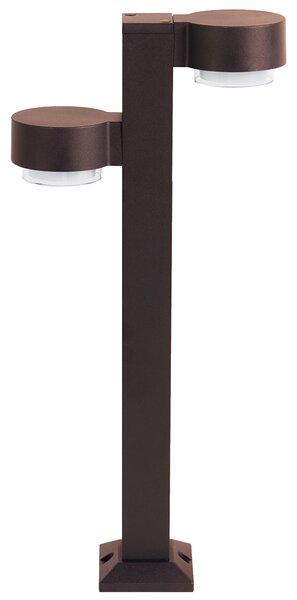 Venkovní LED sloupková lampa TORDERA Hnědá