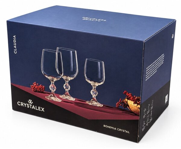 Crystalex Sklenice na víno Claudia 230 ml 6 ks