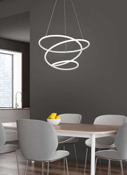 Závěsné LED svítidlo BOLOGNA bílá
