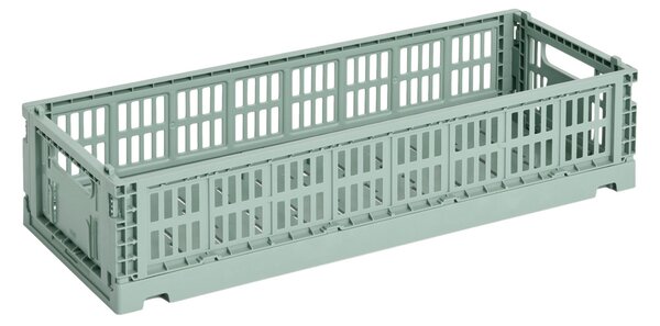 HAY Úložný box Colour Crate, Mini Oblong, Sage Green