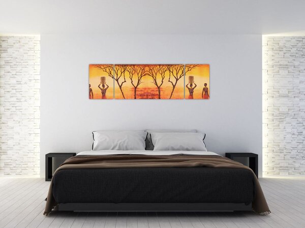 Obraz - Africká savana (170x50 cm)
