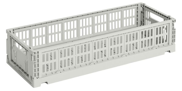 HAY Úložný box Colour Crate, Mini Oblong, Grey