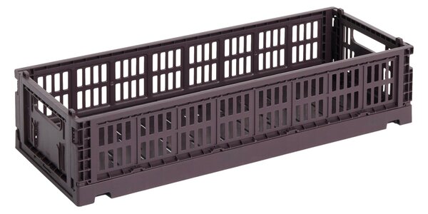 HAY Úložný box Colour Crate, Mini Oblong, Bordeaux