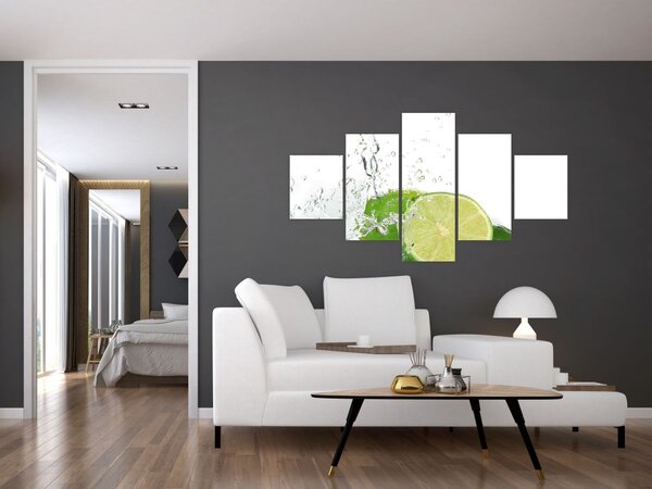 Obraz - Šťavnatých citrónů (125x70 cm)