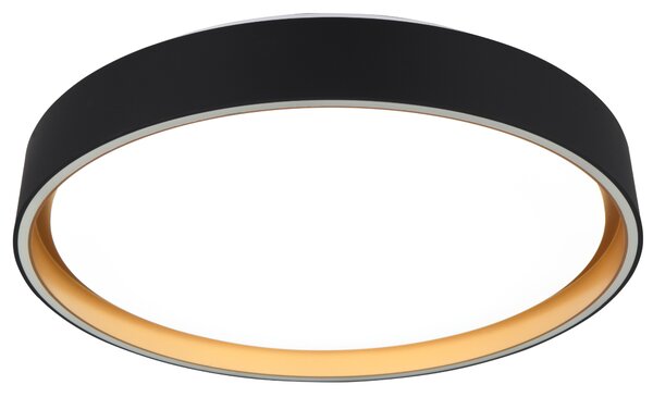Stropní LED svítidlo FELIS černá/zlatá