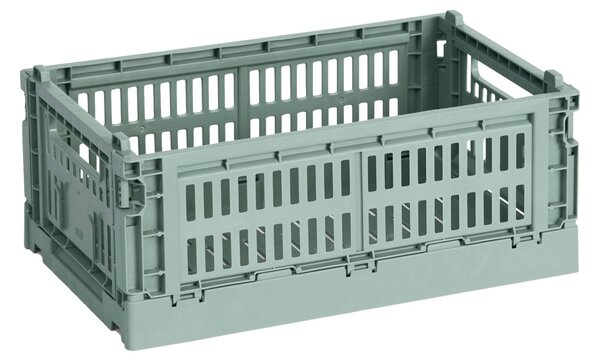 HAY Úložný box Colour Crate, Small, Sage Green