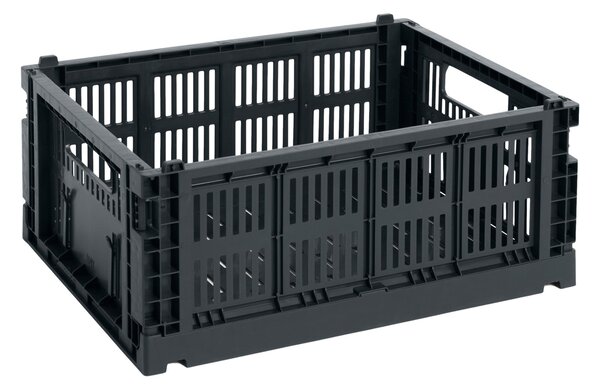 HAY Úložný box Colour Crate, Medium, Charcoal
