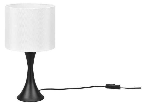 Stolní lampa SABIA černá/bílá