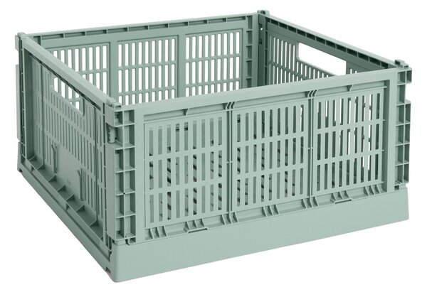 HAY Úložný box Colour Crate, Large Square, Sage Green