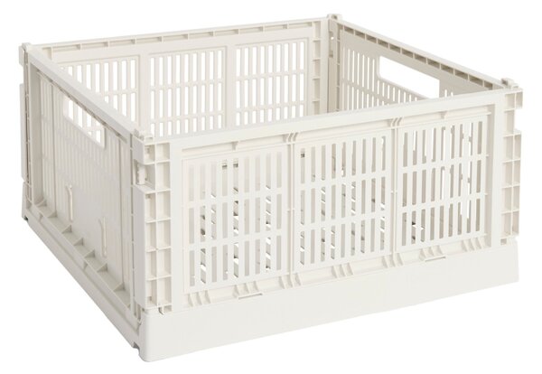 HAY Úložný box Colour Crate, Large Square, Off-White