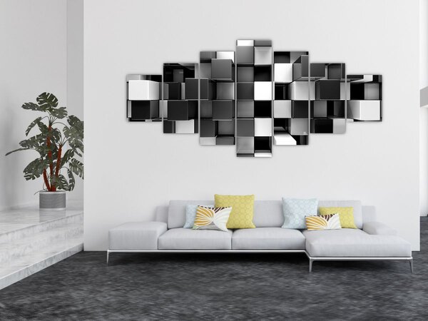 Obraz - Kostky (210x100 cm)