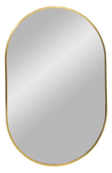 Zrcadlo Midelia 6 (mosazná). Akce -18%