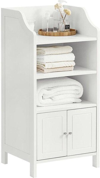 Koupelnová komoda Rootz – úložná skříňka – organizér z MDF – 41 cm x 86 cm x 36 cm – ochrana proti převrácení – robustní konstrukce