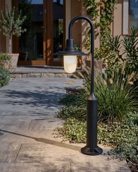 Venkovní LED sloupková lampa ABEDES Černá
