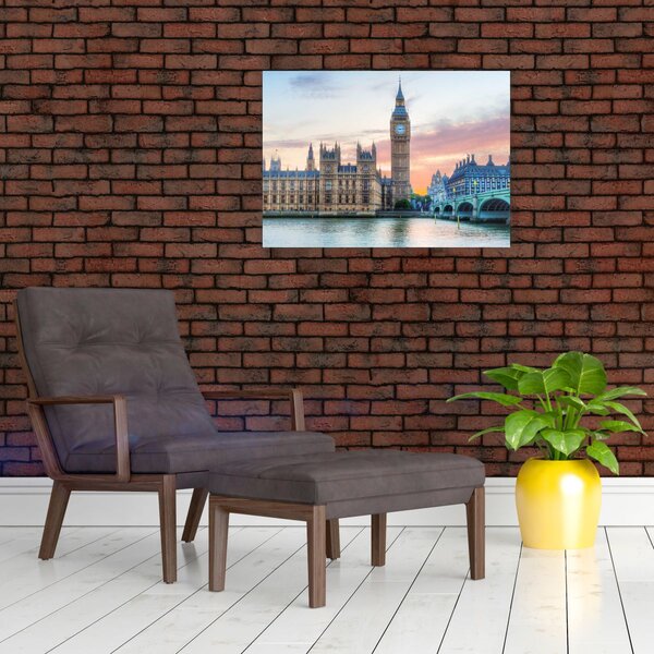 Obraz - Londýn v pastelových barvách (70x50 cm)