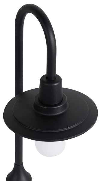 Venkovní LED sloupková lampa ABEDES Černá