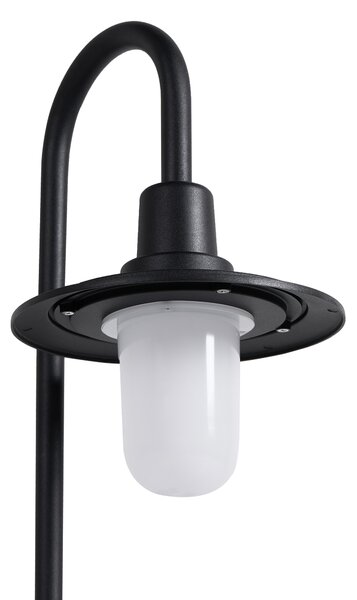 Venkovní LED sloupková lampa ABEDES Černá