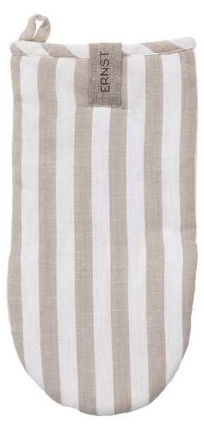 ERNST Rukavice na vaření Wide Stripes - Beige EF522