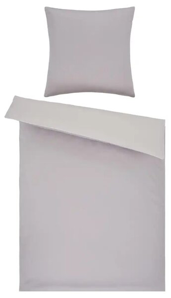 Povlečení ELEGANT šedá/šedofialová, 80x80 a 135x200 cm