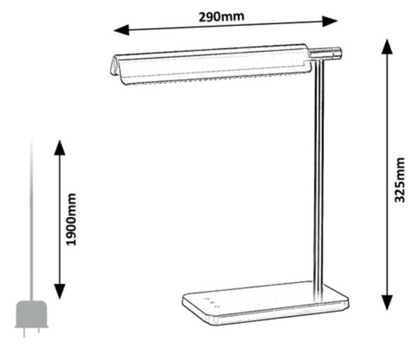 Rabalux stolní lampa Horus LED 7W CCT DIM 2934
