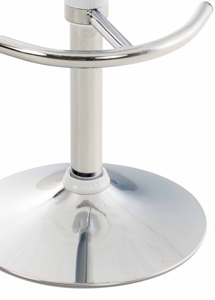 Plastová barová židle Shine bílá (SET 2 ks) - Bílá