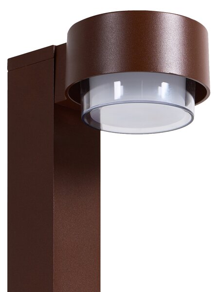Venkovní LED sloupková lampa ANOIA Hnědá