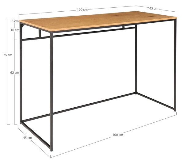 PC stolek Vistalia 9 (přírodní). Akce -18%