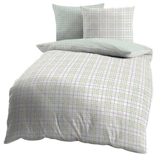 Povlečení PLAID MINT 70x90 a 140x200 cm