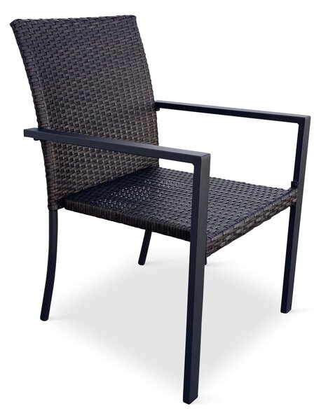 Zahradní stohovací židle WICKER PAT ratan set 2ks