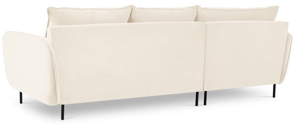 -25 % Dny MOMENTI– Cosmopolitan Design Sametová rohová pohovka Vienna 255 cm, levá