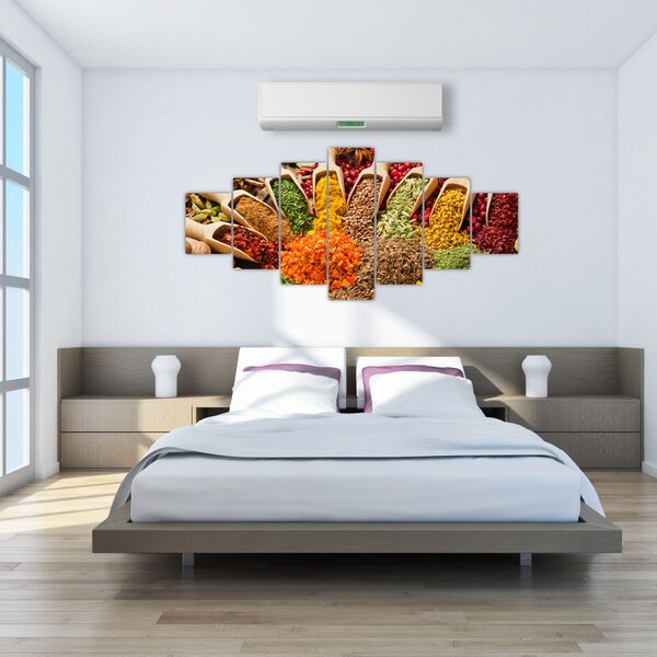 Obraz - Koření z celého světa (210x100 cm)