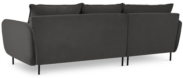 -25 % Dny MOMENTI– Cosmopolitan Design Sametová rohová pohovka Vienna 255 cm, levá