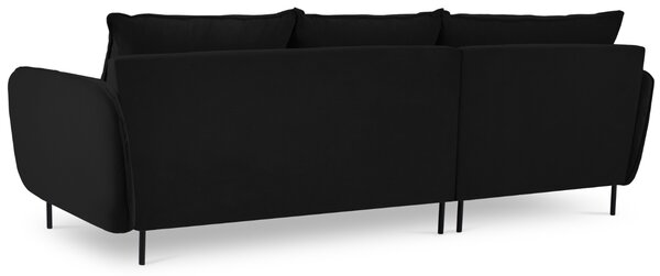 -25 % Dny MOMENTI– Cosmopolitan Design Sametová rohová pohovka Vienna 255 cm, levá